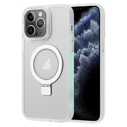 Skin Feel MagSafe Magnetic Holder Phone Case, For iPhone 12 Pro, For iPhone 12, For iPhone 11 Pro Max, For iPhone 11