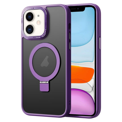 Skin Feel MagSafe Magnetic Holder Phone Case, For iPhone 12 Pro, For iPhone 12, For iPhone 11 Pro Max, For iPhone 11