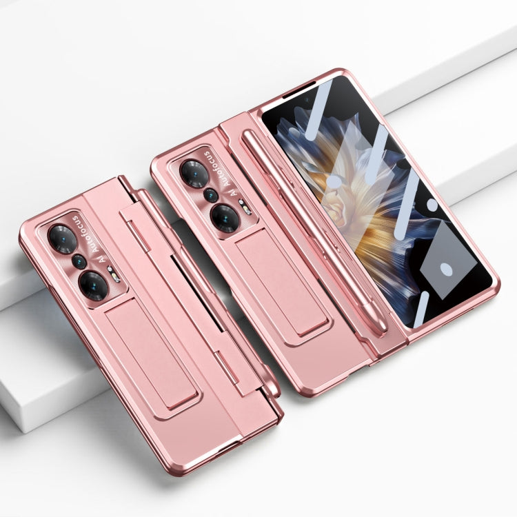 Integrated Folding Hinge Phone Case with Stylus
