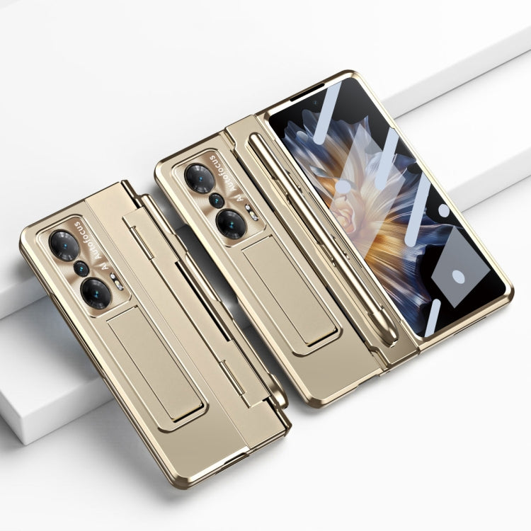 Integrated Folding Hinge Phone Case with Stylus