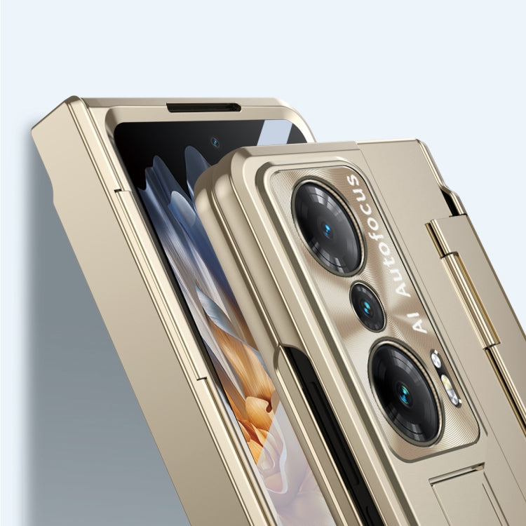 Integrated Folding Hinge Phone Case with Stylus