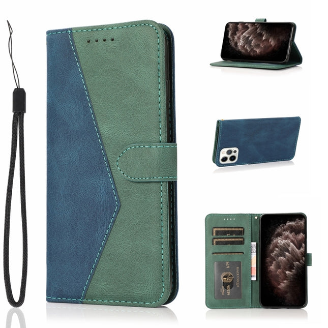 Dual-color Stitching Leather Phone Case, For iPhone 12 mini, For iPhone 12 / 12 Pro, For iPhone 12 Pro Max, For iPhone 11