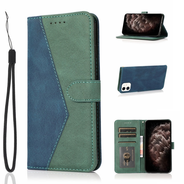 Dual-color Stitching Leather Phone Case, For iPhone 12 mini, For iPhone 12 / 12 Pro, For iPhone 12 Pro Max, For iPhone 11