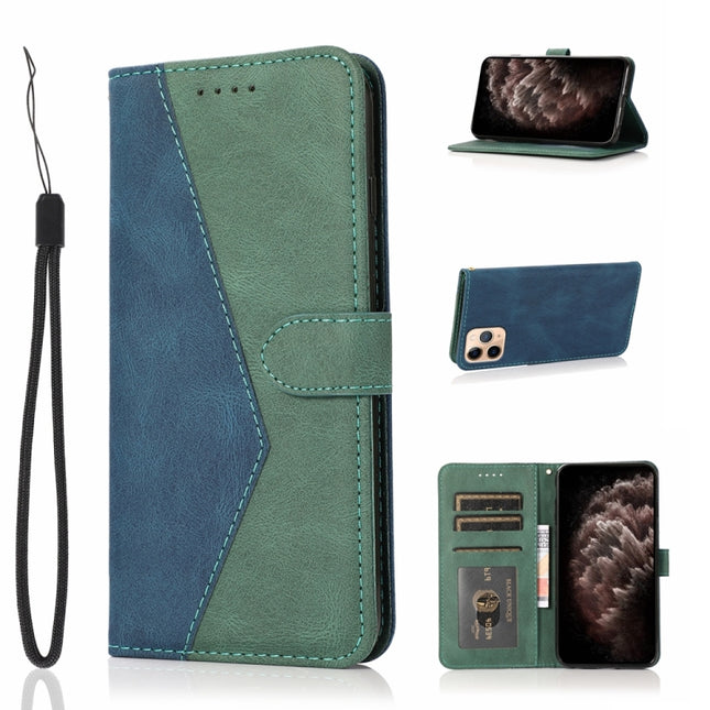 Dual-color Stitching Leather Phone Case, For iPhone 11 Pro, For iPhone 11 Pro Max, For iPhone SE 2022 / 2020, For Nokia 1.3