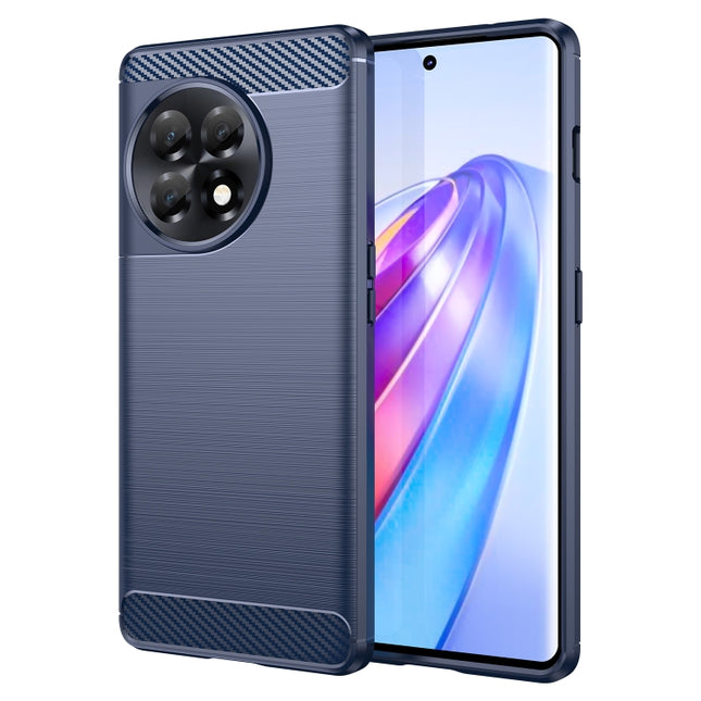 Brushed Texture Carbon Fiber TPU Phone Case, For OnePlus Nord CE 3, For OnePlus Ace 2V, For OnePlus 11R 5G