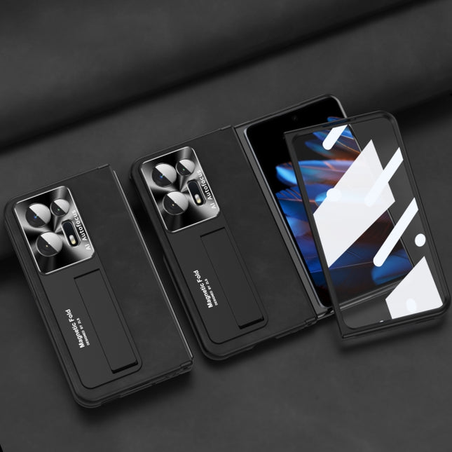 Integrated Napa Pattern All-inclusive Magnetic Phone Case, For OPPO Find N2