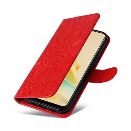 Embossed Sunflower Leather Phone Case, For OPPO Reno8 T 4G, For vivo V25 5G/V25e 4G, For vivo Y02 4G, For Xiaomi Redmi K60/K60 Pro