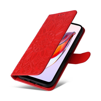 Embossed Sunflower Leather Phone Case, For Xiaomi Redmi 11A 4G/12C