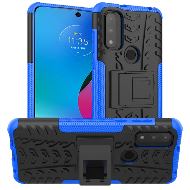 Tire Texture TPU + PC Phone Case with Holder, For Motorola Moto G Play 2023/G Pure/G Power 2022, For Xiaomi Redmi Note 12 Pro 5G, For Xiaomi Redmi Note 12 Pro+ 5G