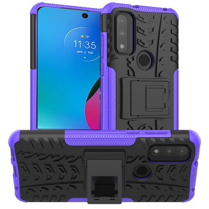 Tire Texture TPU + PC Phone Case with Holder, For Motorola Moto G Play 2023/G Pure/G Power 2022, For Xiaomi Redmi Note 12 Pro 5G, For Xiaomi Redmi Note 12 Pro+ 5G