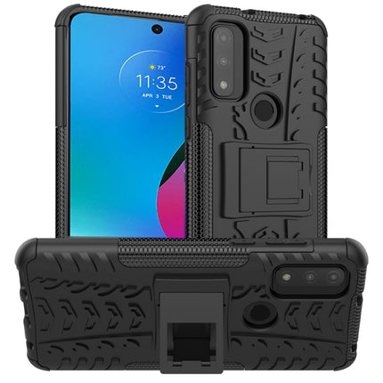Tire Texture TPU + PC Phone Case with Holder, For Motorola Moto G Play 2023/G Pure/G Power 2022, For Xiaomi Redmi Note 12 Pro 5G, For Xiaomi Redmi Note 12 Pro+ 5G