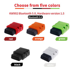 KONNWEI KW902 Bluetooth 5.0 OBD2 Car Fault Diagnostic Scan Tools Support IOS / Android
