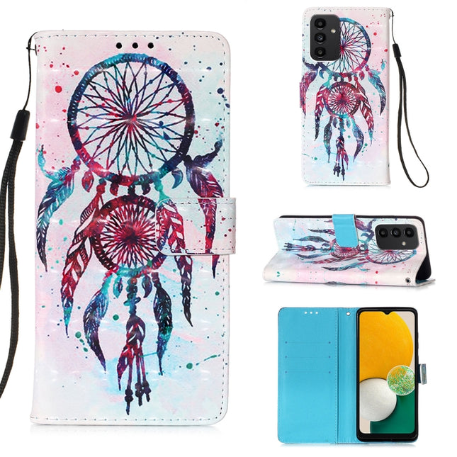 3D Painting Horizontal Flip Leather Phone Case, For Samsung Galaxy A34 5G, For Samsung Galaxy A54 5G