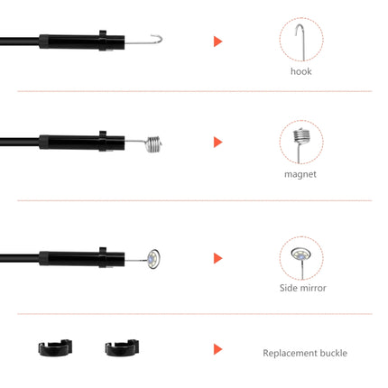 P130 4.3 inch Dual Camera with Screen Endoscope, 2m, 5m, 10m