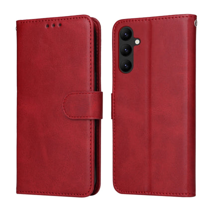 Classic Calf Texture Flip Leather Phone Case, For Samsung Galaxy A24 4G