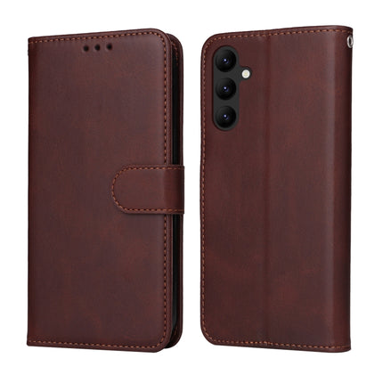 Classic Calf Texture Flip Leather Phone Case, For Samsung Galaxy A24 4G