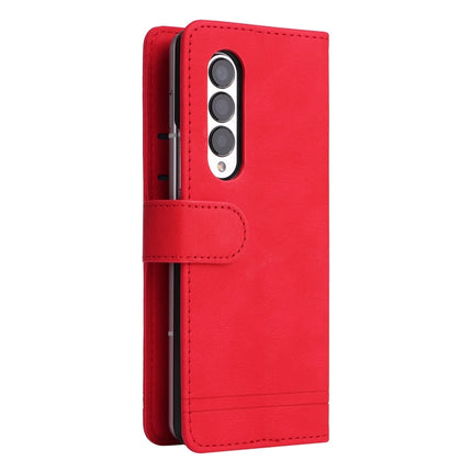 Skin Feel Life Tree Metal Button Leather Phone Case, For Samsung Galaxy Z Fold3 5G, For Samsung Galaxy Z Fold4 5G, For Samsung Galaxy Z Flip3 5G, For Samsung Galaxy Z Flip4 5G