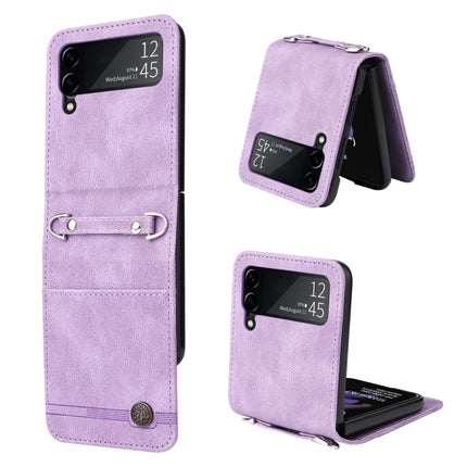 Skin Feel Life Tree Metal Button Leather Phone Case, For Samsung Galaxy Z Fold3 5G, For Samsung Galaxy Z Fold4 5G, For Samsung Galaxy Z Flip3 5G, For Samsung Galaxy Z Flip4 5G