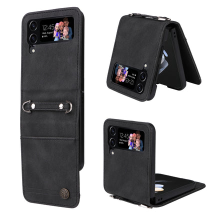 Skin Feel Life Tree Metal Button Leather Phone Case, For Samsung Galaxy Z Fold3 5G, For Samsung Galaxy Z Fold4 5G, For Samsung Galaxy Z Flip3 5G, For Samsung Galaxy Z Flip4 5G