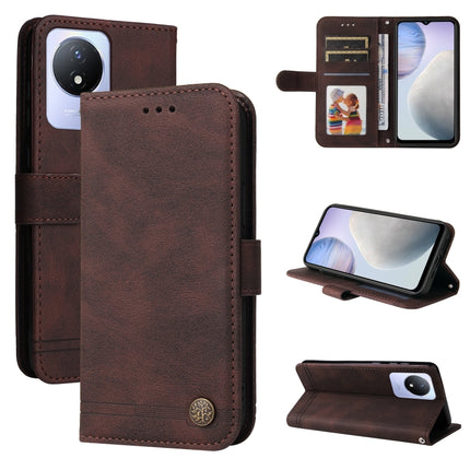 Skin Feel Life Tree Metal Button Leather Phone Case, For OPPO Reno8 T 4G, For vivo V25 5G/V25e 4G, For vivo Y02 4G, For Xiaomi Redmi K60/K60 Pro