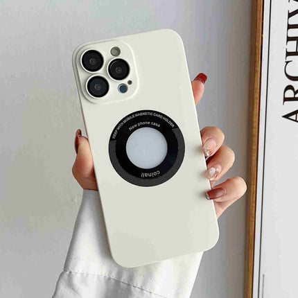 Skin Feel CD Texture MagSafe Magnetic Phone Case, For iPhone 12, For iPhone 11 Pro Max, For iPhone 11