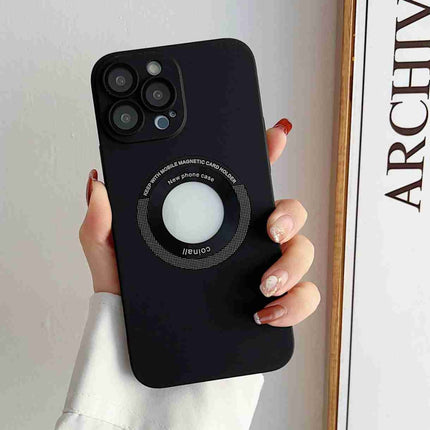 Skin Feel CD Texture MagSafe Magnetic Phone Case, For iPhone 12, For iPhone 11 Pro Max, For iPhone 11