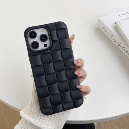 3D Cube Weave Texture Skin Feel Phone Case, For iPhone 12