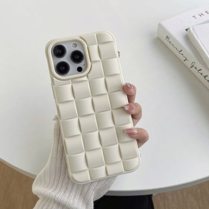3D Cube Weave Texture Skin Feel Phone Case, For iPhone 12