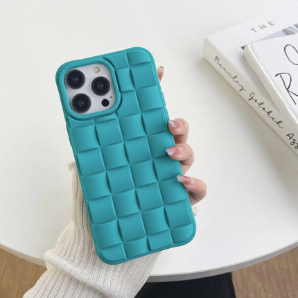 3D Cube Weave Texture Skin Feel Phone Case, For iPhone 12