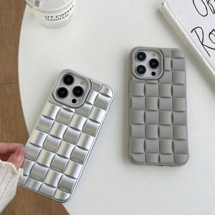 3D Cube Weave Texture Skin Feel Phone Case, For iPhone 11 Pro Max