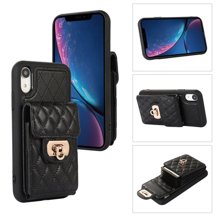 Card Slot Leather Phone Case with Short Lanyard, For iPhone XS Max, For iPhone XS / X, For iPhone XR