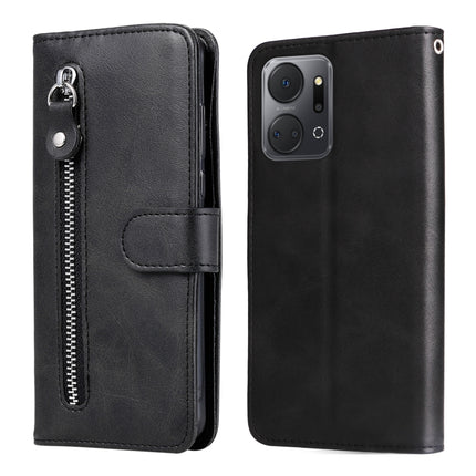 Calf Texture Zipper Leather Phone Case, For Honor X7a, For Honor X8a, For Honor X9a/X40 5G/Magic5 Lite, For OPPO Reno8 T 4G