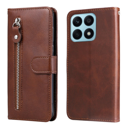 Calf Texture Zipper Leather Phone Case, For Honor X7a, For Honor X8a, For Honor X9a/X40 5G/Magic5 Lite, For OPPO Reno8 T 4G