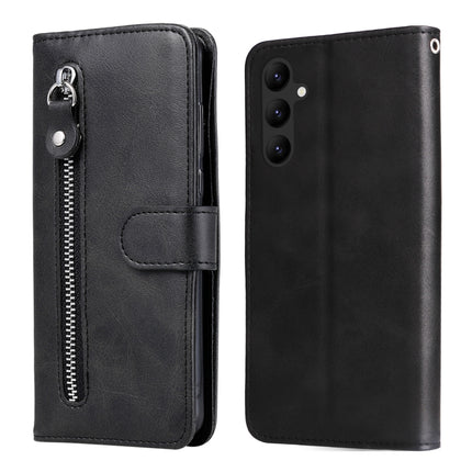 Calf Texture Zipper Leather Phone Case, For Samsung Galaxy A24 4G