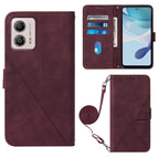 For Motorola Moto G53 / G23 / G13 / Wine Red