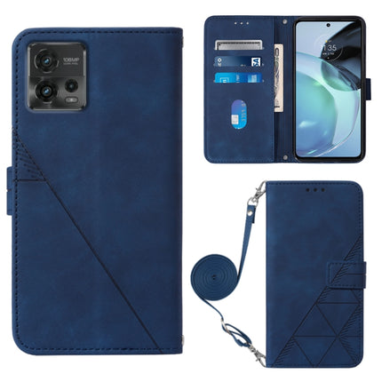 Crossbody 3D Embossed Flip Leather Phone Case, For Motorola Moto G 5G 2023, For Motorola Moto G53 / G23 / G13, For Motorola Moto G72, For Motorola Moto G73