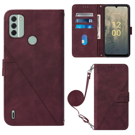 Crossbody 3D Embossed Flip Leather Phone Case, For Nokia C31, For Motorola Moto G Play 2023, For Nokia X30 5G, For OnePlus 11