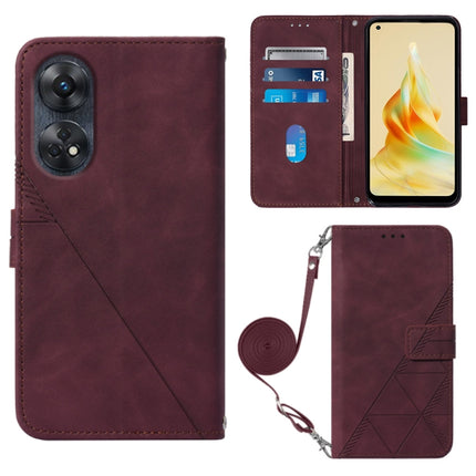 Crossbody 3D Embossed Flip Leather Phone Case, For OPPO  Reno 8T 4G Global, For OnePlus Nord CE 3 Lite / N30 / OPP0 K11X, For OPPO A78 / A58, For Xiaomi Redmi Note 12 Global