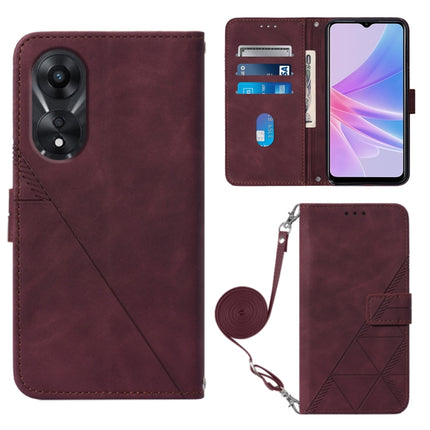 Crossbody 3D Embossed Flip Leather Phone Case, For OPPO  Reno 8T 4G Global, For OnePlus Nord CE 3 Lite / N30 / OPP0 K11X, For OPPO A78 / A58, For Xiaomi Redmi Note 12 Global