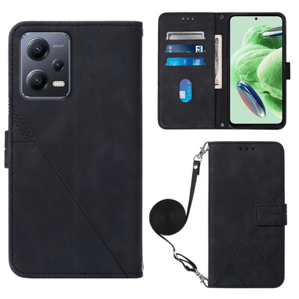 Crossbody 3D Embossed Flip Leather Phone Case, For OPPO  Reno 8T 4G Global, For OnePlus Nord CE 3 Lite / N30 / OPP0 K11X, For OPPO A78 / A58, For Xiaomi Redmi Note 12 Global