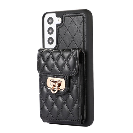 Card Slot Leather Phone Case with Short Lanyard, For Samsung Galaxy S22+ 5G, For Samsung Galaxy S22 Ultra 5G, For Samsung Galaxy S21 5G, For Samsung Galaxy S21+ 5G