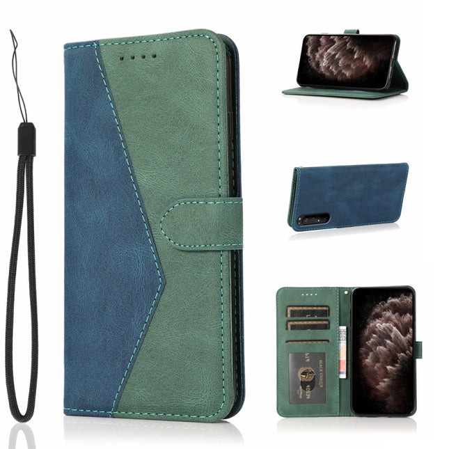 Dual-color Stitching Leather Phone Case, For Sony Xperia 5 III, For Sony Xperia 10, For Sony Xperia 10 II, For Sony Xperia 10 III