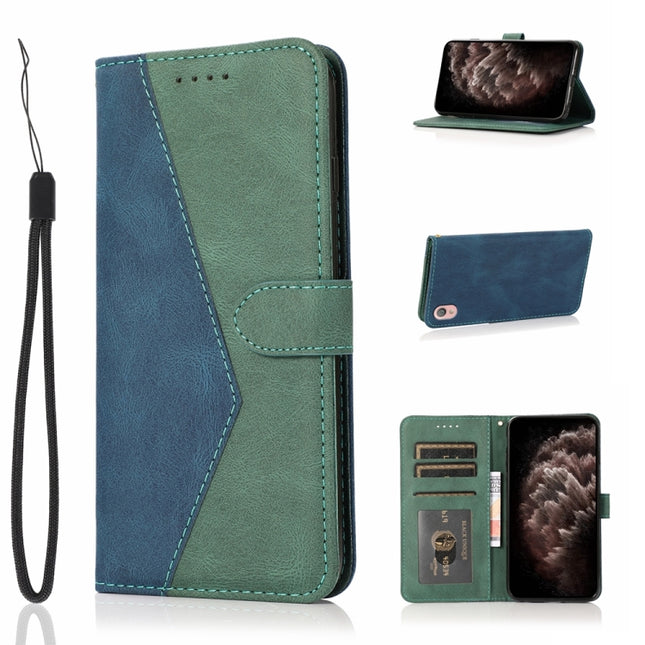 Dual-color Stitching Leather Phone Case, For Sony Xperia L1, For Sony Xperia L3, For Sony Xperia L4, For OnePlus 7 Pro