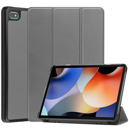 Custer Pure Color 3-Fold Holder Smart Leather Tablet Case, For Blackview Oscal Pad 10, For OnePlus Pad