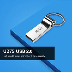 Netac U275 64GB USB 2.0 Secure Encryption Aluminum Alloy U Disk, 64GB