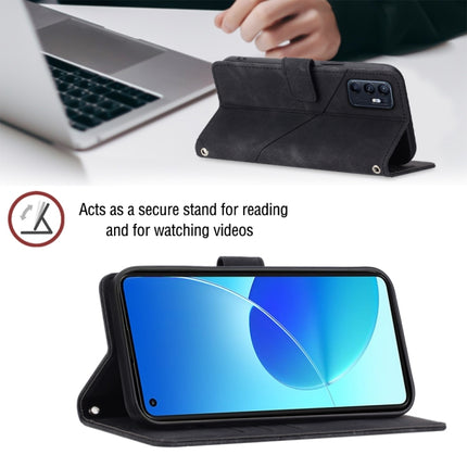 Skin-feel Embossed Leather Phone Case, For OPPO Reno6 5G, For OPPO A9 2020 / A5 2020 / A11X, For OPPO A16 / A54S, For OPPO A16K