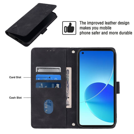 Skin-feel Embossed Leather Phone Case, For OPPO Reno6 5G, For OPPO A9 2020 / A5 2020 / A11X, For OPPO A16 / A54S, For OPPO A16K