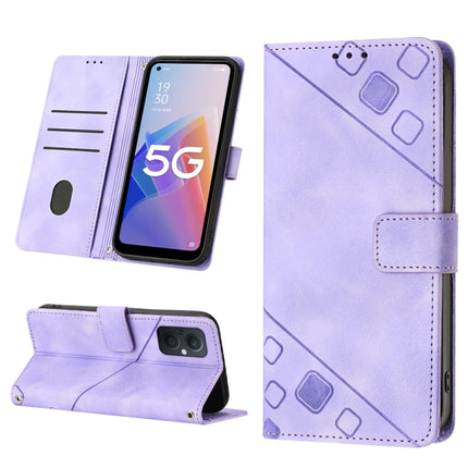Skin-feel Embossed Leather Phone Case, For OPPO A96 5G / Reno7z / Reno7 Lite 5G / F21 Pro 5G / Reno8 z / OnePlus Nord N20, For OPPO K10X / Realme 9 Pro, For Realme 10, For Realme 10 5G