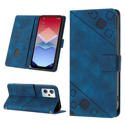 Skin-feel Embossed Leather Phone Case, For OPPO A96 5G / Reno7z / Reno7 Lite 5G / F21 Pro 5G / Reno8 z / OnePlus Nord N20, For OPPO K10X / Realme 9 Pro, For Realme 10, For Realme 10 5G