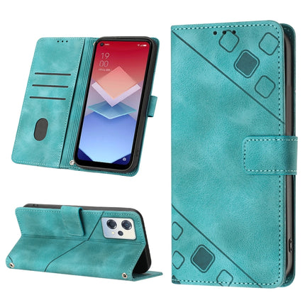Skin-feel Embossed Leather Phone Case, For OPPO A96 5G / Reno7z / Reno7 Lite 5G / F21 Pro 5G / Reno8 z / OnePlus Nord N20, For OPPO K10X / Realme 9 Pro, For Realme 10, For Realme 10 5G